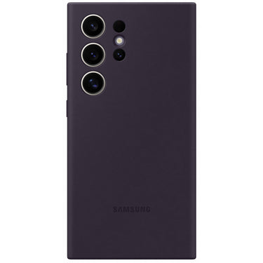 Samsung Silicone Case for Galaxy S24 Ultra - Dark Violet